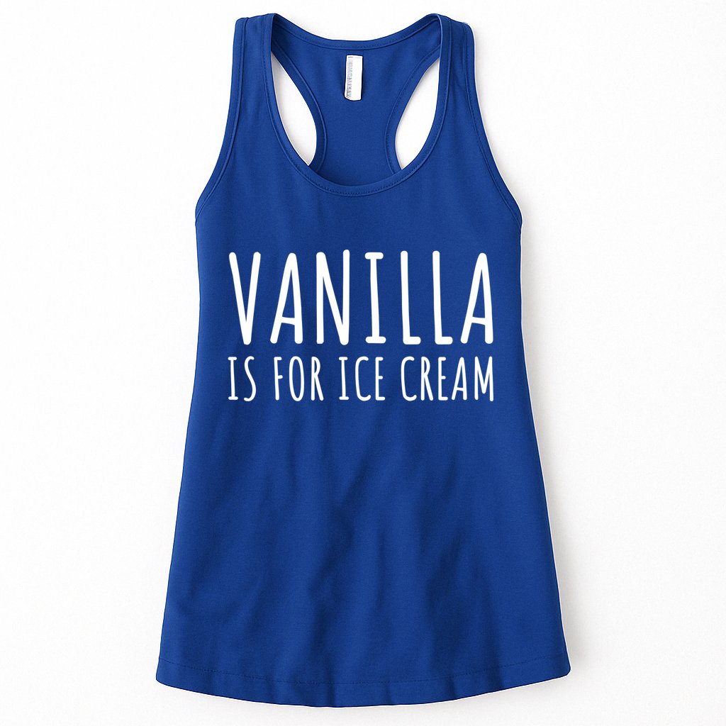 Vanilla Is For Ice Cream Swingers / Freaky Product Cute Gift Womens Tank Top