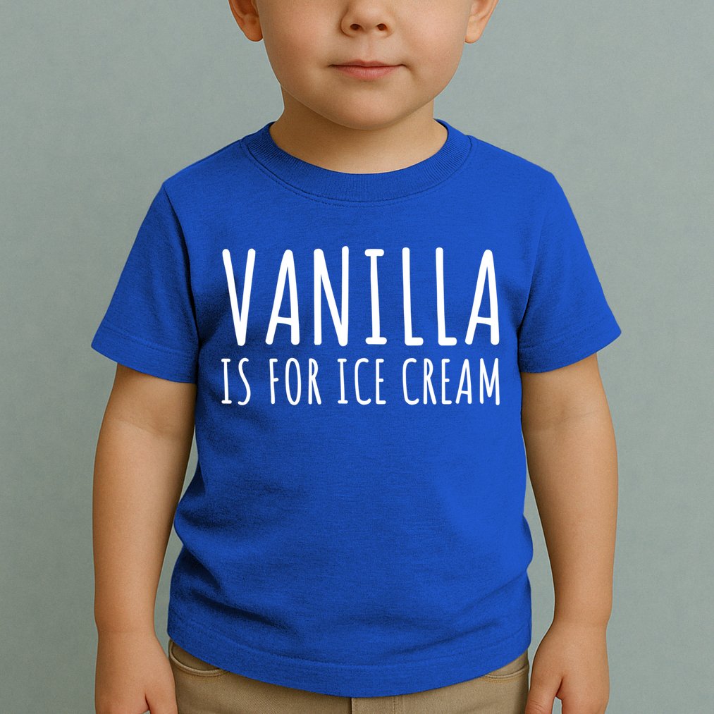 Vanilla Is For Ice Cream Swingers / Freaky Product Cute Gift Toddler T-Shirt
