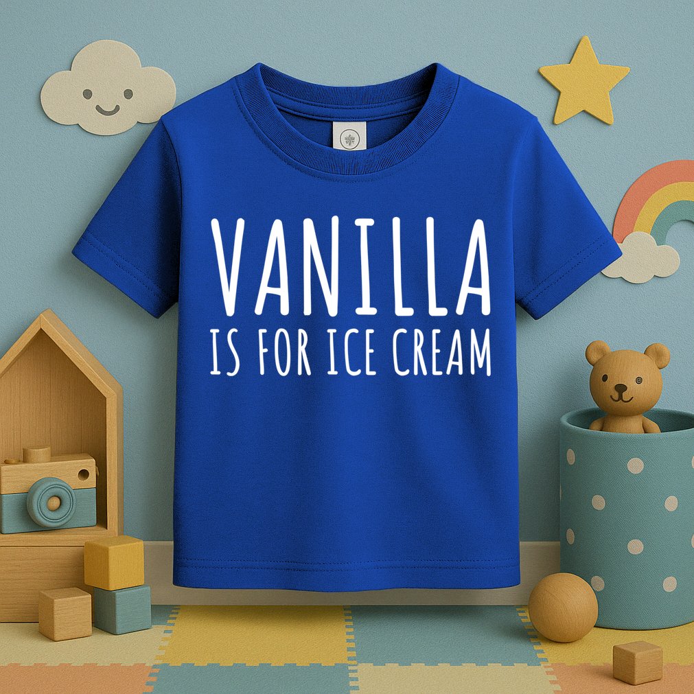 Vanilla Is For Ice Cream Swingers / Freaky Product Cute Gift Toddler T-Shirt