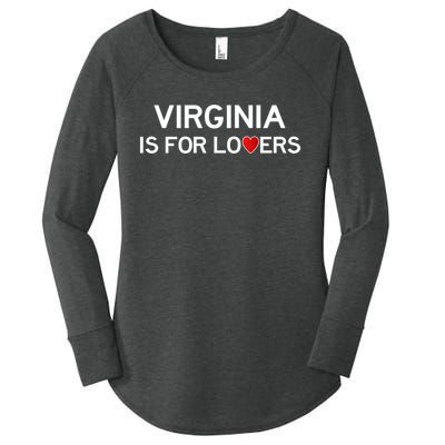 Virginia Is For The Lovers Gift Cool Gift Women's Perfect Tri Tunic Long Sleeve Shirt