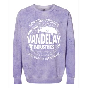 Vandelay Industries Funny Gift Colorblast Crewneck Sweatshirt