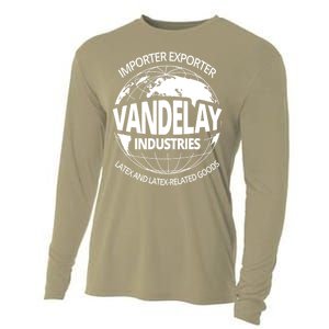 Vandelay Industries Funny Gift Cooling Performance Long Sleeve Crew