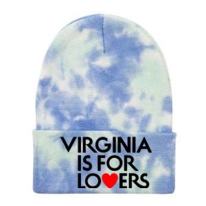 Virginia Is For Lovers Tie Dye 12in Knit Beanie