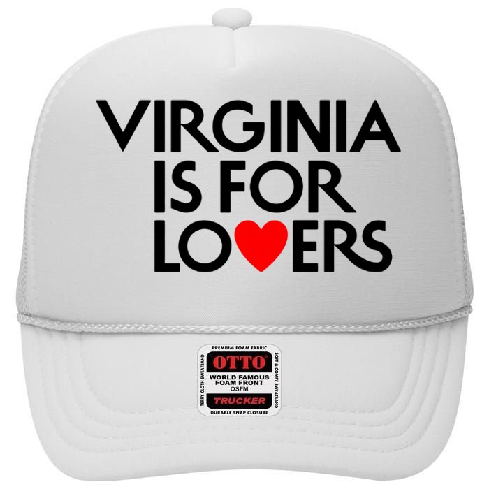 Virginia Is For Lovers High Crown Mesh Back Trucker Hat