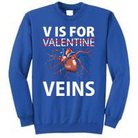 V Is For Veins Cardiologist Love Doctor Healthcare Valentine Gift Sweatshirt