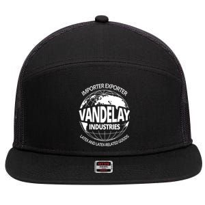 Vandelay Industries Funny Gift 7 Panel Mesh Trucker Snapback Hat