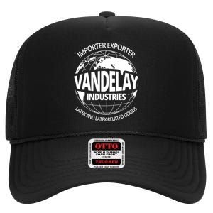 Vandelay Industries Funny Gift High Crown Mesh Back Trucker Hat