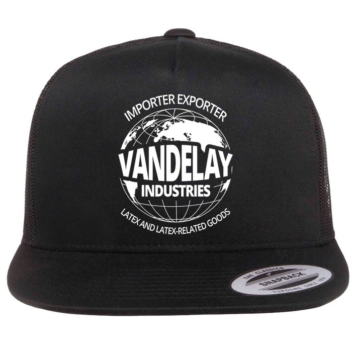 Vandelay Industries Funny Gift Flat Bill Trucker Hat