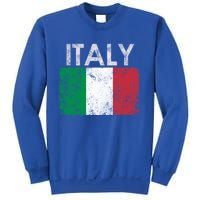 Vintage Italy Funny Italia Italian Gift Flag Pride Gift Gift Sweatshirt