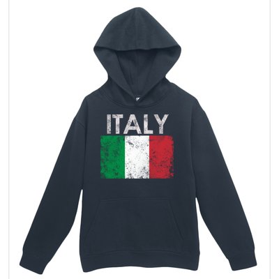 Vintage Italy Funny Italia Italian Gift Flag Pride Gift Gift Urban Pullover Hoodie