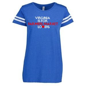 Virginia Is For Farmer Market Lovers Enza Ladies Jersey Football T-Shirt