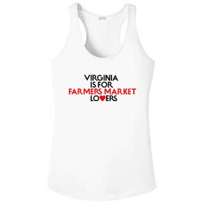 Virginia Is For Farmer Market Lovers Ladies PosiCharge Competitor Racerback Tank