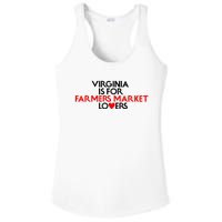 Virginia Is For Farmer Market Lovers Ladies PosiCharge Competitor Racerback Tank