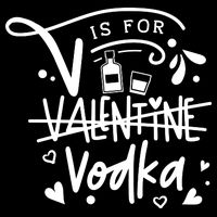 V Is For Valentine Vodka Gift Cooling Performance Crew T-Shirt