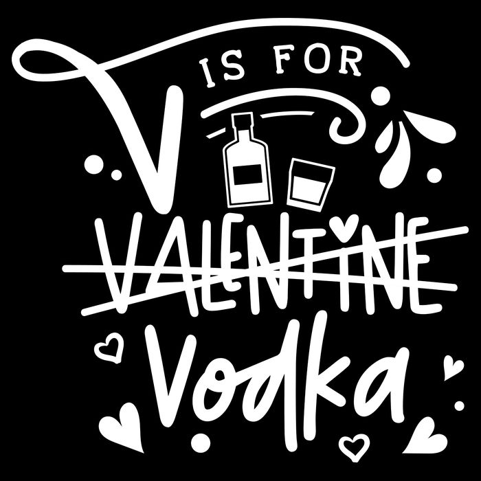 V Is For Valentine Vodka Gift Cooling Performance Crew T-Shirt