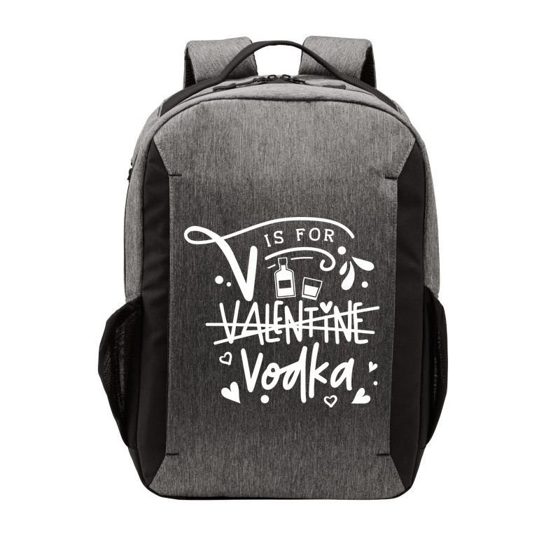 V Is For Valentine Vodka Gift Vector Backpack