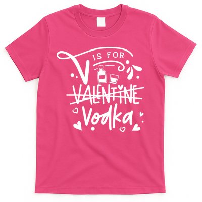 V Is For Valentine Vodka Gift T-Shirt