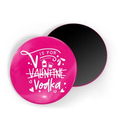 V Is For Valentine Vodka Gift Magnet