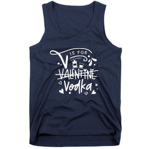 V Is For Valentine Vodka Gift Tank Top