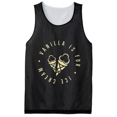 Vanilla Is For Ice Cream Daddy Kinky Not Vanilla Mesh Reversible Basketball Jersey Tank