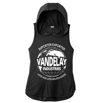 Vandelay Industries Funny Gift Ladies PosiCharge Tri-Blend Wicking Draft Hoodie Tank