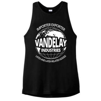 Vandelay Industries Funny Gift Ladies PosiCharge Tri-Blend Wicking Tank