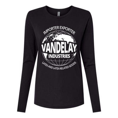 Vandelay Industries Funny Gift Womens Cotton Relaxed Long Sleeve T-Shirt