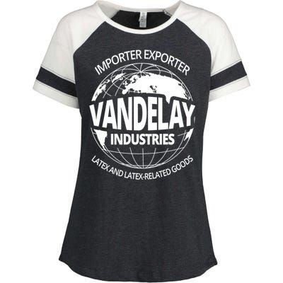 Vandelay Industries Funny Gift Enza Ladies Jersey Colorblock Tee