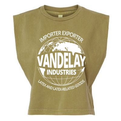 Vandelay Industries Funny Gift Garment-Dyed Women's Muscle Tee