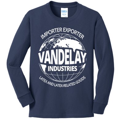 Vandelay Industries Funny Gift Kids Long Sleeve Shirt