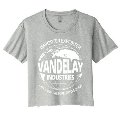 Vandelay Industries Funny Gift Women's Crop Top Tee