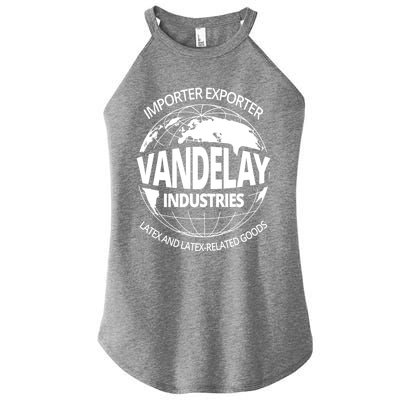 Vandelay Industries Funny Gift Women's Perfect Tri Rocker Tank