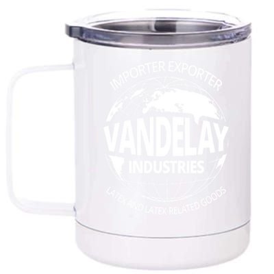 Vandelay Industries Funny Gift 12 oz Stainless Steel Tumbler Cup