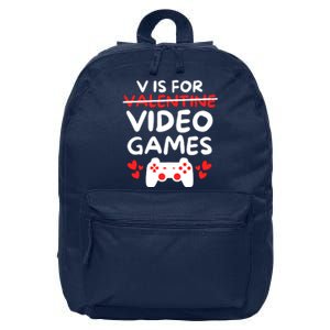 V Is For Video Games 16 in Basic Backpack