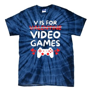 V Is For Video Games Tie-Dye T-Shirt