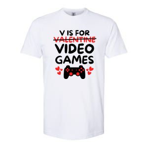 V Is For Video Games Softstyle CVC T-Shirt