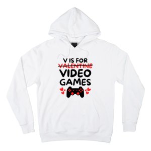 V Is For Video Games Hoodie