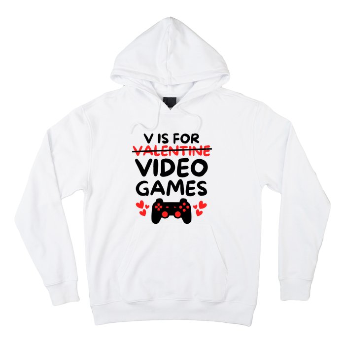 V Is For Video Games Hoodie