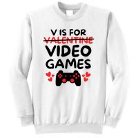 V Is For Video Games Sweatshirt