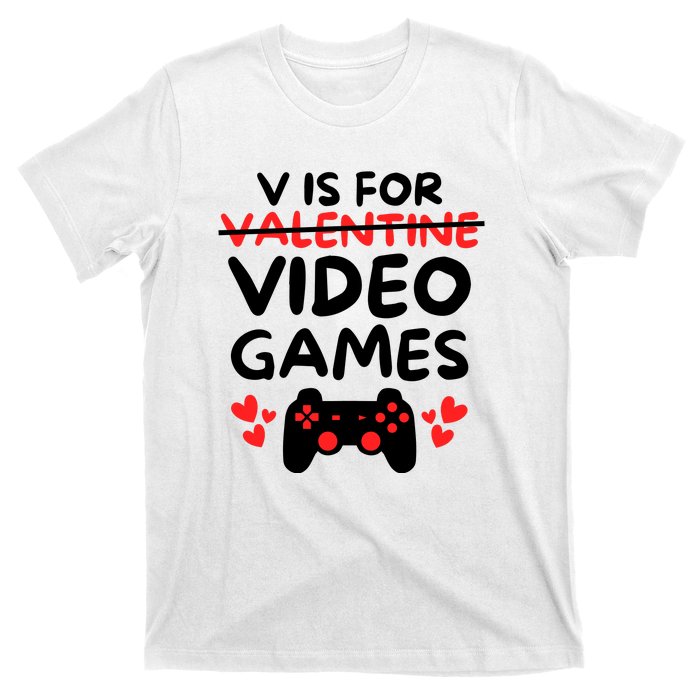 V Is For Video Games T-Shirt