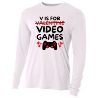 V Is For Video Games Cooling Performance Long Sleeve Crew