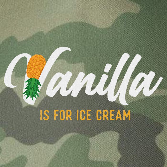 Vanilla Is For Ice Cream Upside Down Pineapple Swinger Legacy Tie Dye Trucker Hat