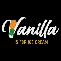 Vanilla Is For Ice Cream Upside Down Pineapple Swinger Flexfit Unipanel Trucker Cap