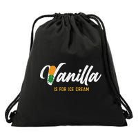 Vanilla Is For Ice Cream Upside Down Pineapple Swinger Drawstring Bag