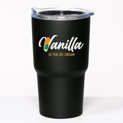 Vanilla Is For Ice Cream Upside Down Pineapple Swinger Tumbler
