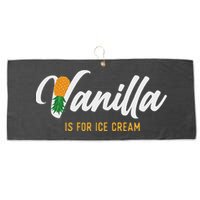 Vanilla Is For Ice Cream Upside Down Pineapple Swinger Large Microfiber Waffle Golf Towel