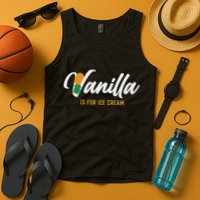 Vanilla Is For Ice Cream Upside Down Pineapple Swinger Tank Top