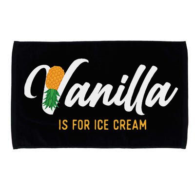 Vanilla Is For Ice Cream Upside Down Pineapple Swinger Microfiber Hand Towel