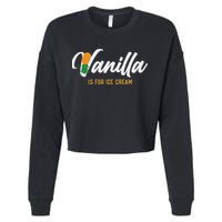 Vanilla Is For Ice Cream Upside Down Pineapple Swinger Cropped Pullover Crew