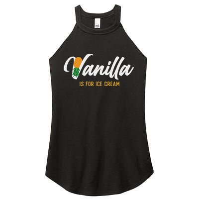 Vanilla Is For Ice Cream Upside Down Pineapple Swinger Women's Perfect Tri Rocker Tank